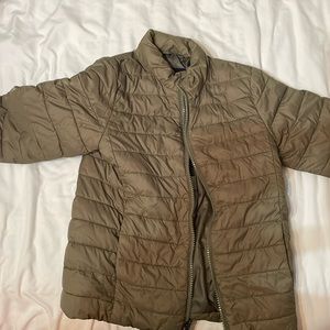 Size medium 5 to 6 Lands’ End army gray jacket